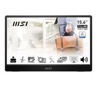 MSI Pro MP161 E2 Portable monitor Black 39.6 cm (15.6") LED 1920 x 1080 pixels