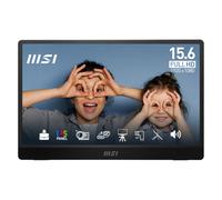 MSI Pro MP161 E2 Portable monitor Black 39.6 cm (15.6") LED 1920 x 1080 pixels