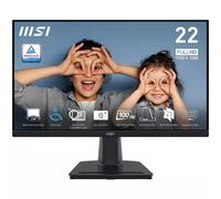 MSI Pro MP225V 21.45 Inch Monitor, FHD (1920 x 1080), 100Hz, VA, 1ms, 1x HDMI 1.4b, 1x D-Sub(VGA), Anti-Glare, Anti-Flicker, Less Blue light, TÜV Certified, VESA, Kensington, Black