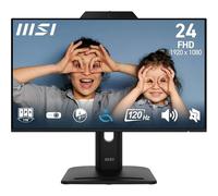MSI PRO MP242PMGDE IPS Monitor, 23.8" FHD, 120Hz | 1920 x 1080, 120 Hz, eye-friendly technology, ergonomic 4-way adjustable, VESA compatible - HDMI, DisplayPort, D-Sub