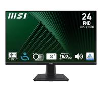 MSI PRO MP245G 24 Inch FHD Monitor 100Hz 1ms Response Time IPS Panel VESA Mount Eye Care Black