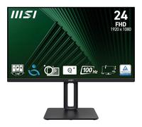 MSI PRO MP245PG 24 Inch Full HD Monitor 100Hz, Built-in Speakers Eye Comfort Design