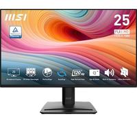 MSI PRO MP252 E2 62.2 cm IPS 1920 x 1080 (FHD) Gaming Office Monitor, 120Hz, Adaptive Synch, HDR Ready, HDMI, VGA Port, Display Port, VESA Mountable, Tilt, Speaker, 4-Sided Slim Bezel