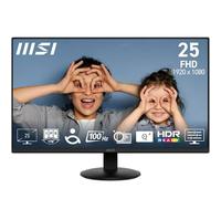 MSI PRO MP252L 24.5-Inch FHD Office Monitor - 1920 x 1080 IPS Panel, 4-Sided Frameless, 100 Hz Refresh Rate, Eye-Friendly Screen, Tilt-Adjustable - HDMI™ 1.4b, DP (1.2a)