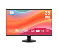 MSI PRO MP252L 24.5-Inch FHD Office Monitor - 1920 x 1080 IPS Panel, 4-Sided Frameless, 100 Hz Refresh Rate, Eye-Friendly Screen, Tilt-Adjustable - HDMI™ 1.4b, DP (1.2a)