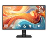 MSI PRO MP271 E14A 27-Inch FHD Computer Monitor, 1920x1080 IPS, 144Hz, 1ms, HDR ready, AMD FreeSync, Eye care, Built-in speaker, HDMI 2.0, DP 1.2a, Tilt Adjustable, Vesa Mount, Black