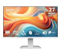 MSI PRO MP273QW E14 27-Inch WQHD Computer Monitor, 2560x1440 IPS, 144Hz, 1ms, HDR ready, Adaptive-Sync, Eye care, Built-in speaker, HDMI 2.0b, DP 1.2a, Frameless, Tilt Adjustable, Vesa Mount, Black