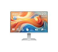 MSI PRO MP273QW E14 27-Inch WQHD Computer Monitor, 2560x1440 IPS, 144Hz, 1ms, HDR ready, Adaptive-Sync, Eye care, Built-in speaker, HDMI 2.0b, DP 1.2a, Frameless, Tilt Adjustable, Vesa Mount, Black