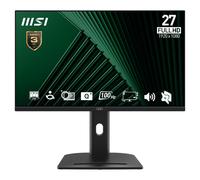 MSI PRO MP275PG 27 Inch Full HD Office Monitor - 1920 x 1080 IPS Panel, 100Hz, Eye-Friendly Screen, VESA Mountable, Display Kit Support, 4-Way Adjust