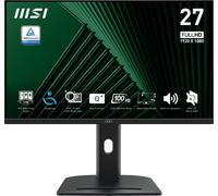 MSI PRO MP275PG 27 Inch Monitor, FHD (1920 x 1080), 100Hz, IPS, 1ms, 1x HDMI 1.4b, 1x DP 1.2a output, 1x D-Sub(VGA), Built-in Speakers, Anti-Glare, Anti-Flicker, Less Blue light, TÜV Certified, VESA, 