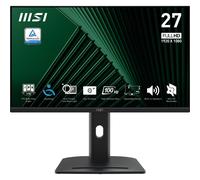 MSI PRO MP275PG 27 Inch Monitor, FHD (1920 x 1080), 100Hz, IPS, 1ms, 1x HDMI 1.4b, 1x DP 1.2a output, 1x D-Sub(VGA), Built-in Speakers, Anti-Glare, Anti-Flicker, Less Blue light, TÜV Certified, VESA, 