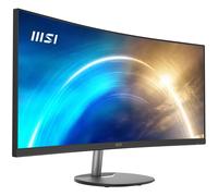 MSI PRO MP341CQ 34" Curved Monitor, 1500R, UWQHD (3440 x 1440), 21:9, 100Hz, VA, 4ms, HDMI, VGA, Built-in Speakers, Anti-Glare, Anti-Flicker, Less Blue light, TÜV Certified, VESA, Kensington