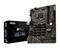 MSI Pro Series Intel Coffee Lake H310 LGA 1151 BTC ETH LTC Crypto Mining ATX Motherboard (H310-F PRO)