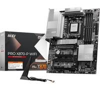 MSI Pro X870-P WiFi ProSeries AMD Ryzen 9000/8000/7000 Motherboard, AM5, DDR5, PCIe 5.0, M.2 Gen5, SATA 6Gb/s, USB 40Gbps, HDMI/DP, Wi-FI 7, Bluetooth 5.4, 5Gbps LAN, ATX