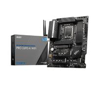 MSI PRO Z690-A WIFI Motherboard ATX - Intel Core 12th Gen Processors Ready, LGA 1700 - 14 Duet Rail 55A VRM, Memory Boost (DDR5-6400MHz/OC), 1x PCIe 5.0 x16, 3x M.2 Gen4 x4, HDMI, 2.5G LAN, Wi-Fi 6E