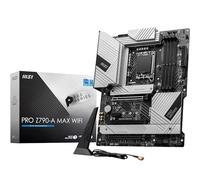 MSI PRO Z790-A MAX WIFI Motherboard, ATX - Supports Intel 14th, 13th & 12th Gen Core Processors, LGA 1700-80A SPS, DDR5 Memory Boost 7800+MHz/OC, PCIe 5.0 x16 Slot, M.2 Gen4, Wi-Fi 7, 2.5G LAN