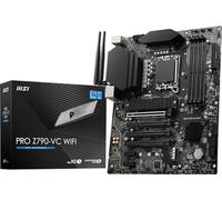 MSI PRO Z790-VC WiFi ProSeries Motherboard (Support 14th/13th/12th Gen Intel Processors, LGA 1700, DDR5, PCIe 5.0, M.2 Slots, 2.5Gbps LAN, USB 3.2 Gen2, HDMI/DP, Wi-Fi 7, Bluetooth 5.4, ATX)