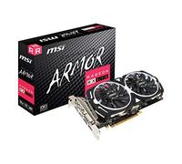MSI RADEON RX 570 ARMOR 8G OC Graphics Card '8GB GDDR5, 1268Hz, AMD Polaris 20 XL GPU, 3x DisplayPort, HDMI, DVI-D, Dual Fan Cooling System'