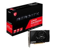 MSI Radeon RX 6400 AERO ITX 4G Graphics Board VD8096 Black