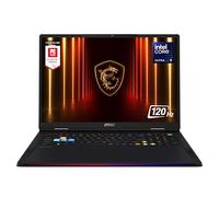 MSI Raider 18 HX AI 18” 120Hz UHD+ Gaming Laptop: Intel Core U9-285HX, NVIDIA Geforce RTX 5080, 64GB DDR5, 4TB NVMe SSD, Thunderbolt 5, Wi-Fi 7, Win 11 Home: Black A2XWIG-014US