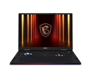 MSI Raider 18 HX AI A2XWJG-827FR: Intel Core Ultra 9 285HX - 32GB DDR5 - SSD 2TB - Nvidia RTX 5090 24GB - 18' UHD+ Miniled 120Hz - Windows 11 Professional