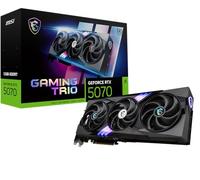 MSI RTX 5070 12G Gaming Trio OC Graphics Card (12GB GDDR7, 192-bit, Extreme Performance: 2625 MHz, DisplayPort x3 2.1a, HDMI 2.1b, NVIDIA Blackwell Architecture)