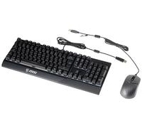 MSI S11-04DE601-CLA clavier Souris incluse Jouer USB QWERTZ Allemand Noir