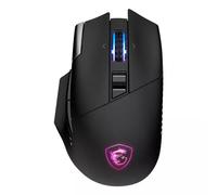 MSI VERSA PRO WIRELESS Gaming Mouse - 26000 DPI Optical Sensor, 1000Hz polling rate, Right-Handed, 70M+ Click OMRON Optical Switches, 13 Buttons, 80-Hour Battery, 1ms Latency, 97g - Wired/Wireless
