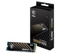 MSI SPATIUM M450 SSD 1TB - PCIe 4.0 NVMe M.2 V1 Internal Solid State Drive, 3400MB/s Read & 2400MB/s Write, 3D NAND, Built-In Data Security, Center - 5 Year Warranty (350 TBW)