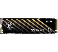 MSI SPATIUM M470 PCIe 4.0 NVMe M.2 2TB SSD (Gen4x4, 1.4, Dimensions 80.0 x 22.0 x 2.15, Size 2000 GB, Read 5000 MB/s, Write 4000 MB/s)
