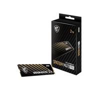 MSI SPATIUM M470 PRO PCIe 4.0 NVMe M.2 2TB Portable SSD, 2TB External Solid State Drive, Speeds Up to 6000MB/s, USB-C, Reliable Storage for Gaming, Students, Professionals, Black