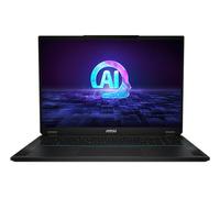 MSI Stealth 18 AI Studio A1VIG-001UK laptop Intel Core Ultra 9 185H 45.7 cm (18") UHD+ 64 GB DDR5-SDRAM 2 TB SSD NVIDIA GeForce RTX 4090 Wi-Fi 7 (802.11be) Windows 11 Pro Black