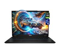 MSI Stealth 18 AI Studio Gaming Laptop, Intel Ultra 9-185H, 64 GB DDR5 RAM, 2 TB PCle SSD, 18” QHD+ (2560x1600) 240Hz, Nvidia G-Force RTX 4080, Backlit Keyboard, W11 Home