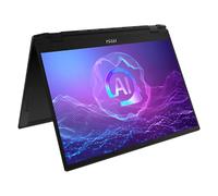 MSI Summit 16 AI Evo Laptop-(16" 16:10 QHD+, 165hz Touchscreen,Intel® Core Ultra7 255H,Intel® Arc Graphics, LPDDR5 32GB RAM,1TB SSD,Wi-Fi 7, Windows 11 Home Advanced)-Ink Black