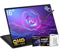 MSI Summit A16 2-in-1 AI Copilot+ PC Business Laptop,16" QHD+ 2560 x 1600 165Hz Touchscreen, AMD Ryzen AI 9 365, 32GB LPDDR5X, 1TB SSD, AMD Radeon 880M, WiFi 7, Fingerprint, Win11 PRO, W/512GB PSD