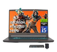 msi Thin 15 15.6" 144Hz FHD Display Gaming Laptop, 64GB RAM, 4TB PCIe SSD, Intel i5-12450H, NVIDIA GeForce RTX 2050 GDDR6, Backlit Keyboard, WiFi 6, Black, Win 11 Home, 256GB Docking Station Set