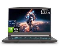 msi Thin 15 15.6" FHD 144Hz Gaming Laptop, Intel i5-13420H (8 Cores, Up to 4.6 GHz), NVIDIA GeForce RTX 4050, 16GB RAM, 512GB PCIe SSD, Wi-Fi 6E, USB-C, Backlit Keyboard, HD Camera, Gray, Windows 11