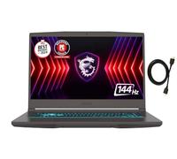 msi Thin 15.6” 144Hz FHD Gaming Laptop|Intel Core i7-13620H Processor|NVIDIA Geforce RTX 4050|Backlit|Black| 16GB RAM | 512GB SSD |Windows 11 Home |Bundle with HDMI Cable
