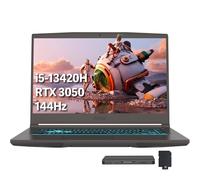 msi Thin 15.6" 144Hz FHD IPS Display Gaming Laptop, Intel Core i5-13420H, 32GB RAM, 2TB SSD, NVIDIA GeForce RTX 3050, Backlit Keyboard, Wi-Fi 6, Win 11 Home, Gray, 512GB Docking Station Set