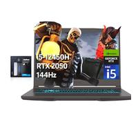 msi Thin 15.6" FHD IPS 144Hz Gaming Laptop, Intel i5-12450H, 64GB RAM, 4TB PCIe SSD, NVIDIA GeForce RTX 2050, Backlit Keyboard, WiFi 6, Black, Win 11 Pro, 128GB Hotface Extension Set