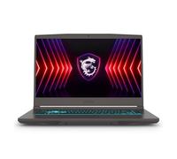 msi Thin 15.6 inch FHD 144Hz Gaming Laptop, AMD Ryzen 5 7535HS, 16GB RAM, 1TB SSD, NVIDIA GeForce RTX 4060, Webcam, Backlit Keyboard, Gray, Windows 11 Pro with Accessories
