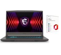 MSI Thin 15.6 inch FHD 144Hz Gaming Laptop | Intel Core i5-13420H(Beat i7-12650H)| NVIDIA GeForce RTX 4060 | Backlit |Grey | 16GB RAM | 512GB SSD |Windows 11 Home |Bundle with Microsoft Office 2021
