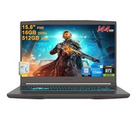 MSI Thin 15 Gaming Laptop | 15.6" FHD IPS 144Hz | Intel 8-core i5-13420H (>i7-12650H) | 16GB DDR4 512GB SSD | GeForce RTX 4060 | Backlit USB-C Win11Pro w/DLCA Accessory