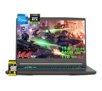 MSI Thin 15 Gaming Laptop 15.6" FHD IPS 144Hz Intel Octa-core i5-13420H (Beats i7-11800H) 64GB RAM 1TB SSD GeForce RTX 4050 Backlit USB-C Win11 w/ICP Accessory