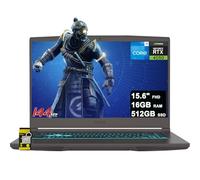 msi Thin 15 Gaming Laptop 15.6" FHD IPS 144Hz Intel Octa-core i5-13420H (Beats i7-12650H) 16GB RAM 512GB SSD GeForce RTX 4050 Backlit USB-C Wi-Fi6E Win11 ICP Hub