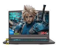 MSI Thin 15 Gaming Laptop 15.6" FHD IPS 144Hz Intel Octa-core i5-13420H (> i7-11800H) 32GB RAM 2TB SSD GeForce RTX 4050 Backlit USB-C Win11 w/ICP Hub