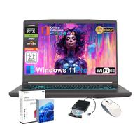 msi Thin 15 Gaming Laptop - Ryzen 9 8945HS (Beats i9-13900H) • RTX 4060 DDR6 • 15.6" 144Hz Display • Wi-Fi 6E • w/MS Office Lifetime, External DVD Drive • Win 11 Pro (64GB DDR5 RAM, 1TB SSD)