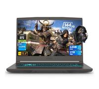 MSI Thin 4060 Gaming Laptop, 15.6" FHD 144Hz, Intel Core i5-13420H, NVIDIA GeForce RTX 4060, 64GB RAM, 2TB NVMe SSD, Ethernet, Backlit, DP, Wireless Gaming Headset, Win 11
