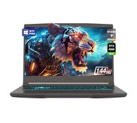 MSI Thin A15 Gaming AI Laptop, AMD Ryzen 9 8945HS, 64 GB DDR5 RAM, 4 TB PCIe SSD, 15.6" FHD (1920x1080) 144 Hz IPS Display, Nvidia G-Force RTX 4060, Backlit Keyboard, W11 Pro, Black