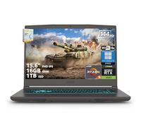 MSI Thin A15 Gaming Laptop | 15.6" FHD IPS 144Hz | AMD 6-Core Ryzen 5 7535HS | 16GB RAM 1TB SSD | GeForce RTX 4060 8GB GDDR6 | Backlit USB-C Wi-Fi 6E Win11 Pro w/DLCA Accessory